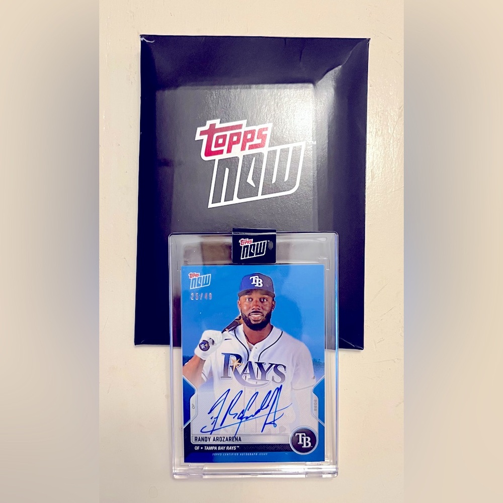 Randy Arozarena autographed card 25/49